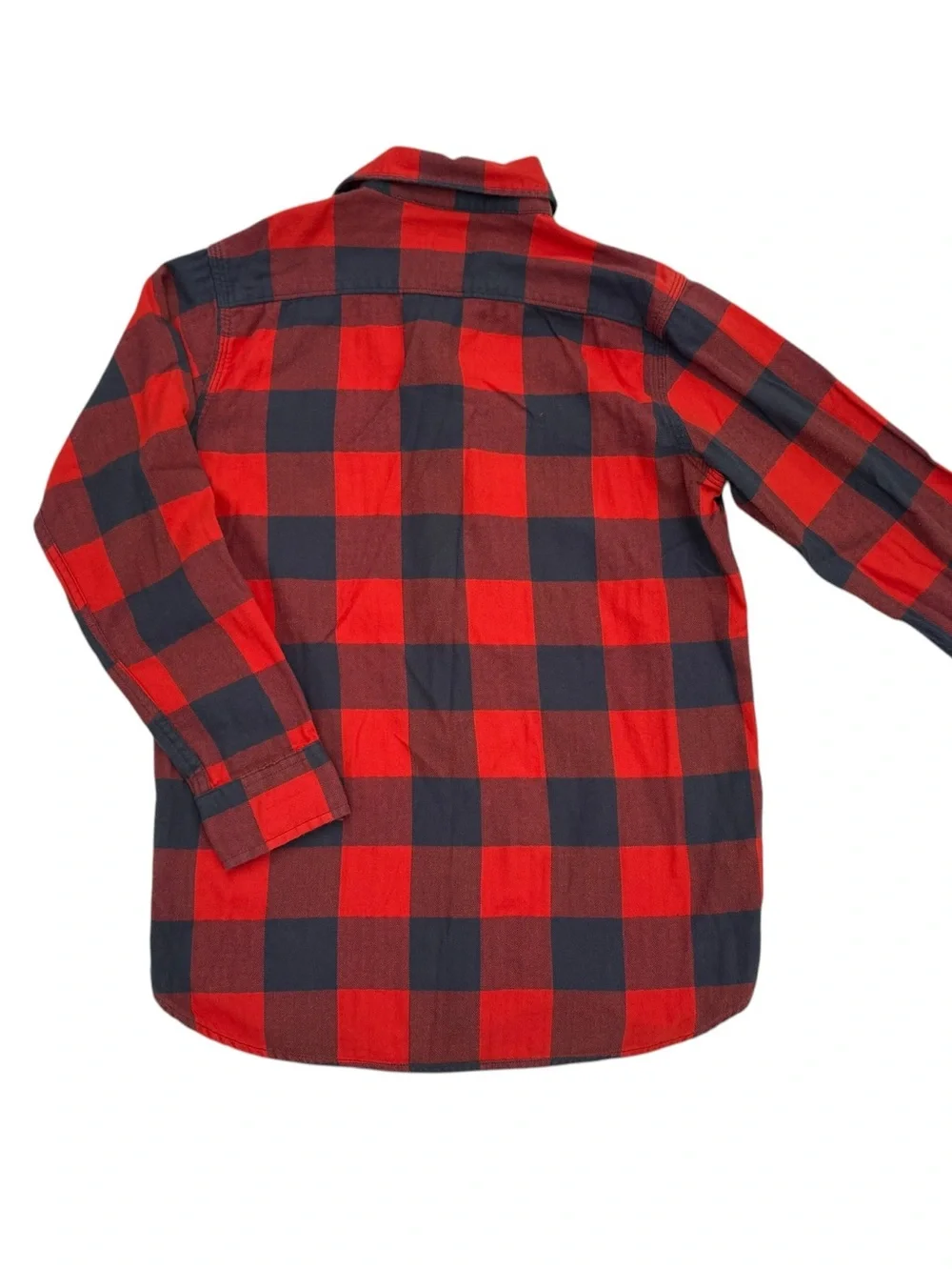 GAP Red and Black Buffalo Plaid Button-Down Shirt